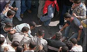 BBC News | MIDDLE EAST | Lynch mob's brutal attack