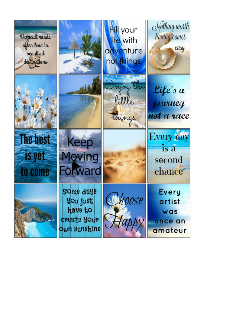 Friday Freebie - Inspirational Summer Planner Stickers