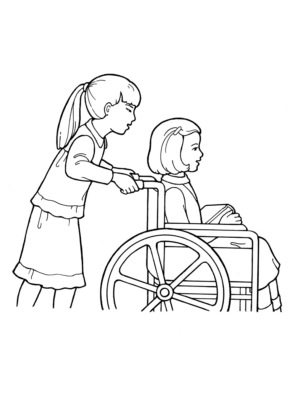 Children Helping People Drawing Contoh Soal Dan Materi Pelajaran 1