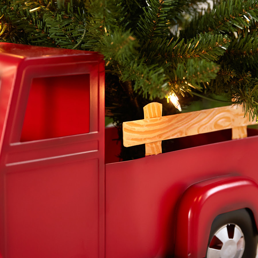 Red Truck Christmas Tree Stand