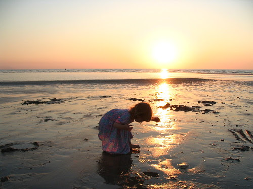 Child on the beach