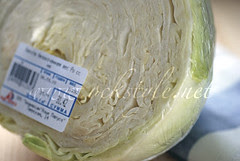 Kapusta (Cabbage), packed for supermakert