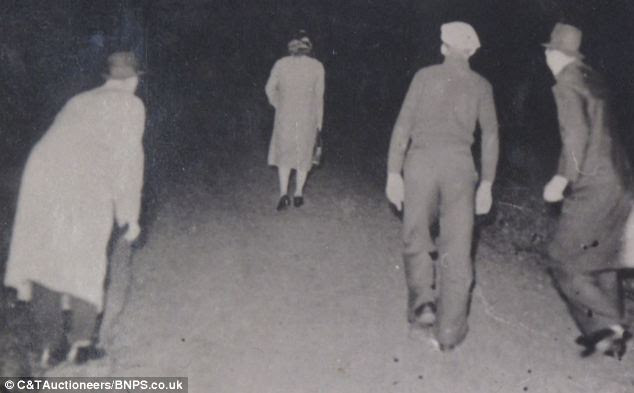In a shocking series of images, taken following the liberation of Denmark in 1945, a woman who had slept with a German is chased down by a group of men