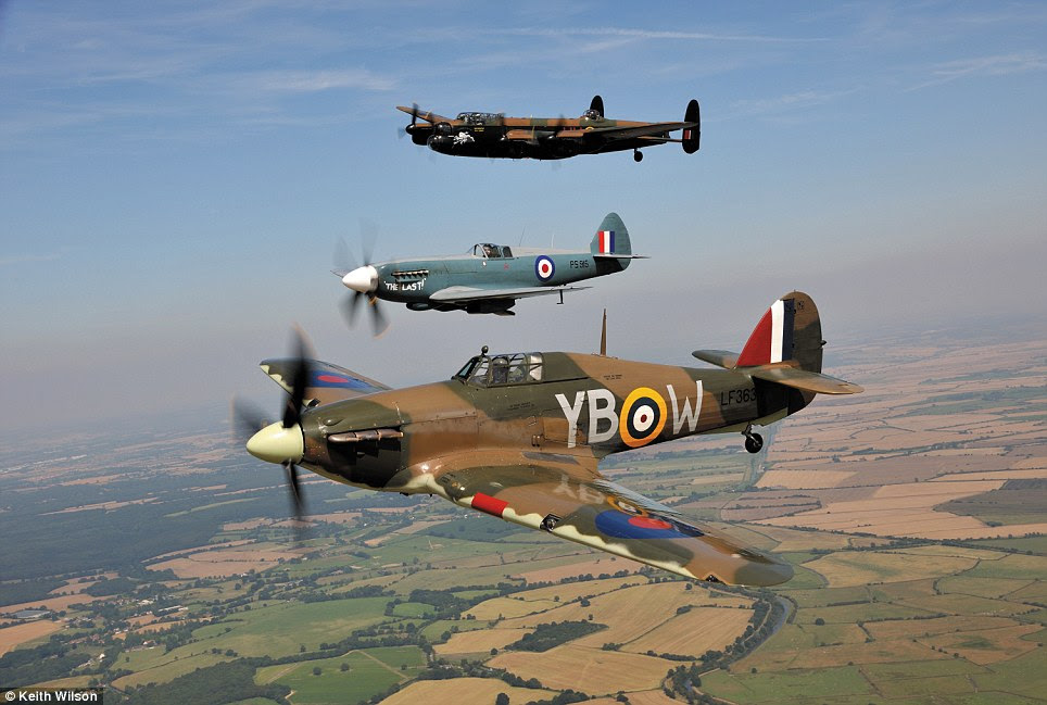 Image result for RAF Battle of Britain Memorial flight photos