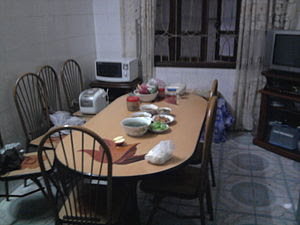 kitchen before type vietnam lunch material cooking middle history preparing dining cabinets please electric colonial