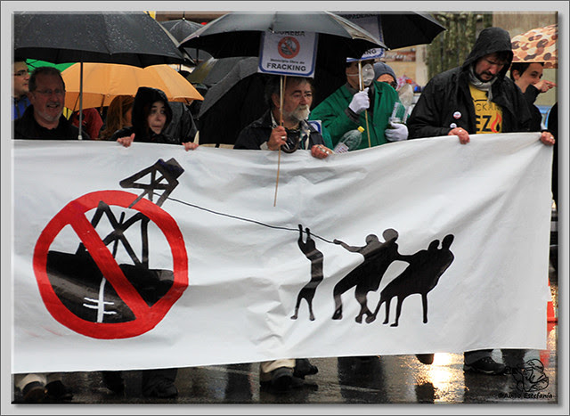 8 Manifestación contra el fracking en Burgos