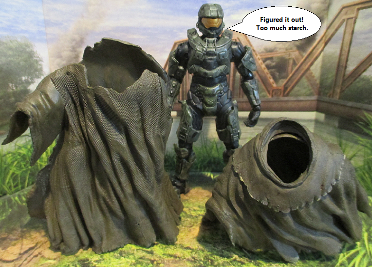master chief in a cloak