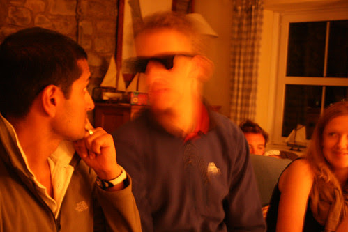 Blurry backhouse