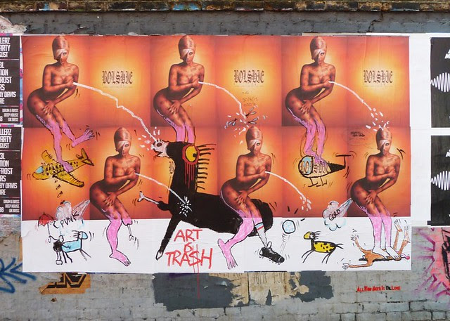 Art Is Trash subverts illegal fly posters
