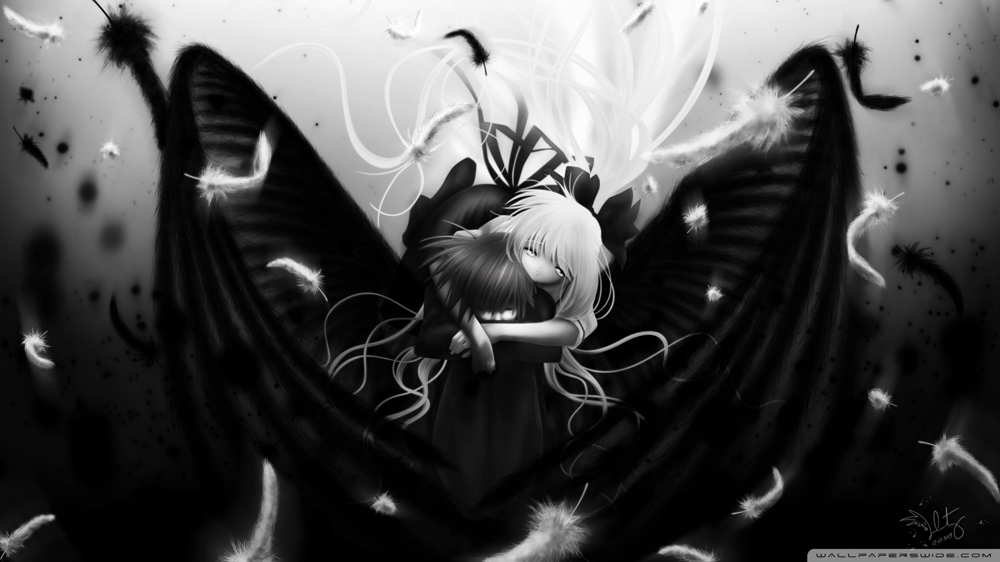 28+ Black And White Anime Wallpaper 4k - Baka Wallpaper