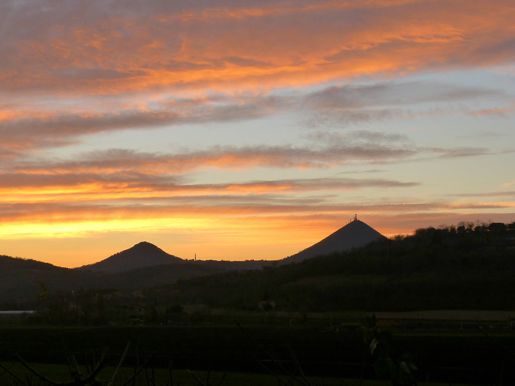 Sunset Euganean Hills