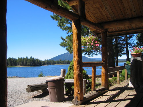 Lake at Crane Praire from the porch