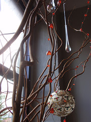 Twisted willow Christmas decoration