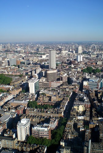 a view from BT tower