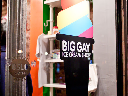 Big Gay Ice cream Shop sign