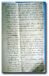 rapport de gendarmerie de 1933 relatif au vol du véhicule de Franois Lucchini à Aullène