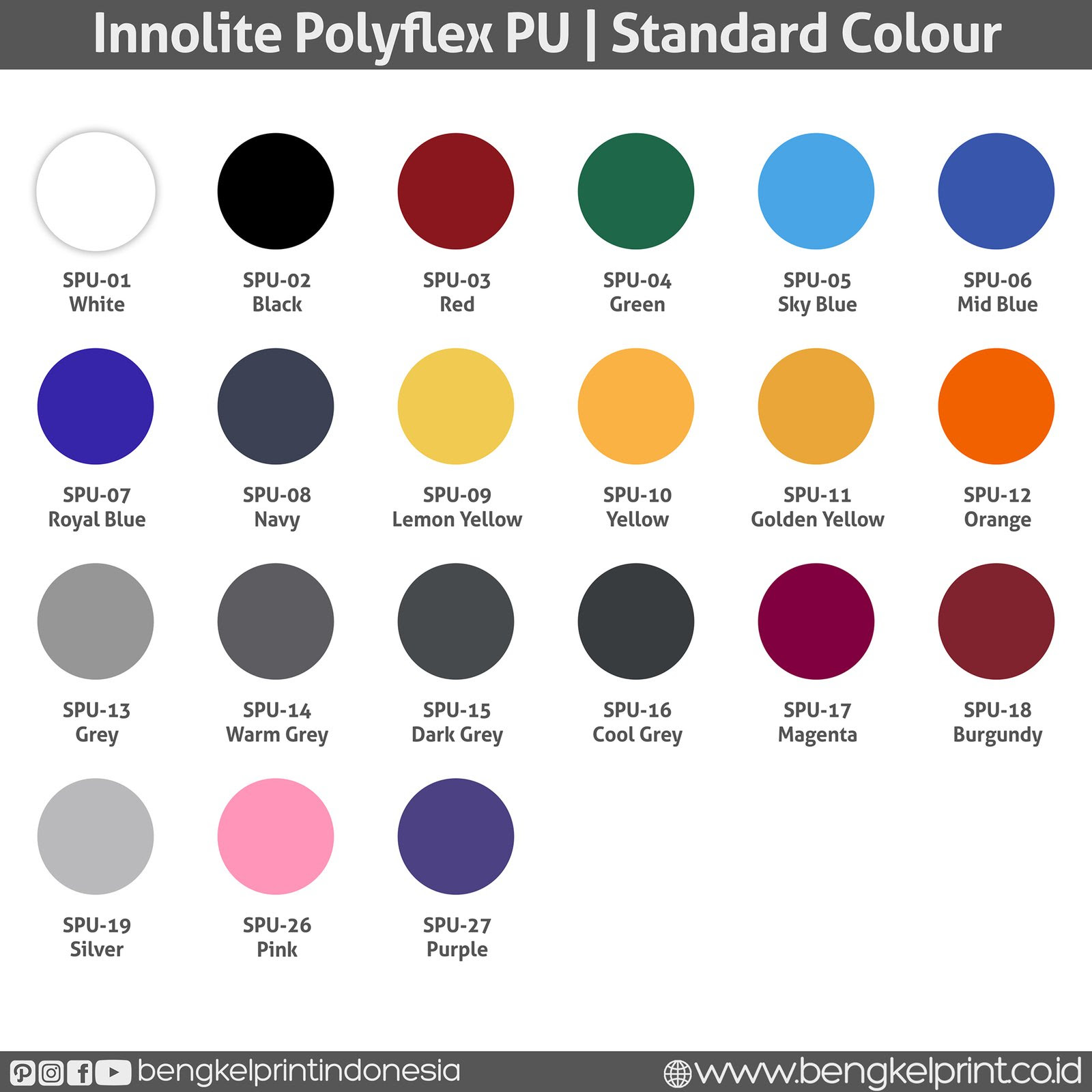 Jual Innolite Polyflex PU Made In Korea Bengkel Print Jual Innolite Polyflex PU Made In Korea Bengkel Print