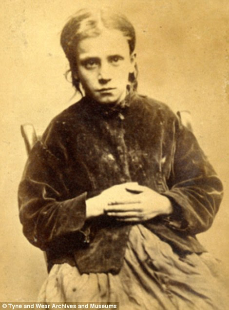Life of crime: John Reed, 15, was given two weeks hard labour and five years reformation for stealing money in 1873. Jane Farrell, 12, stole two boots and was sentenced to 10 hard days labor