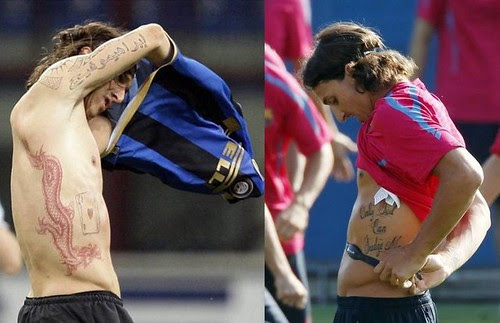 Ibrahimovic-tatuaje-costillas-abdomen-only-God-can-judge