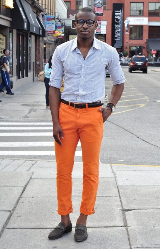 men's orange pants outfits35 best ways to wear orange pants
