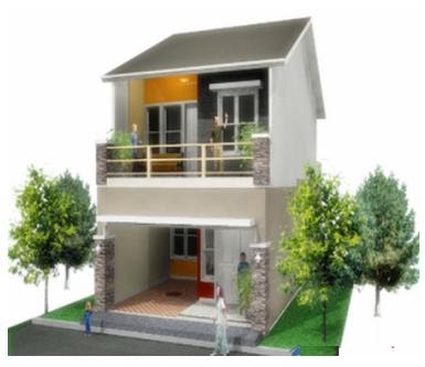 Desain Rumah  Kecil Sederhana 2 Kamar Rumah  En