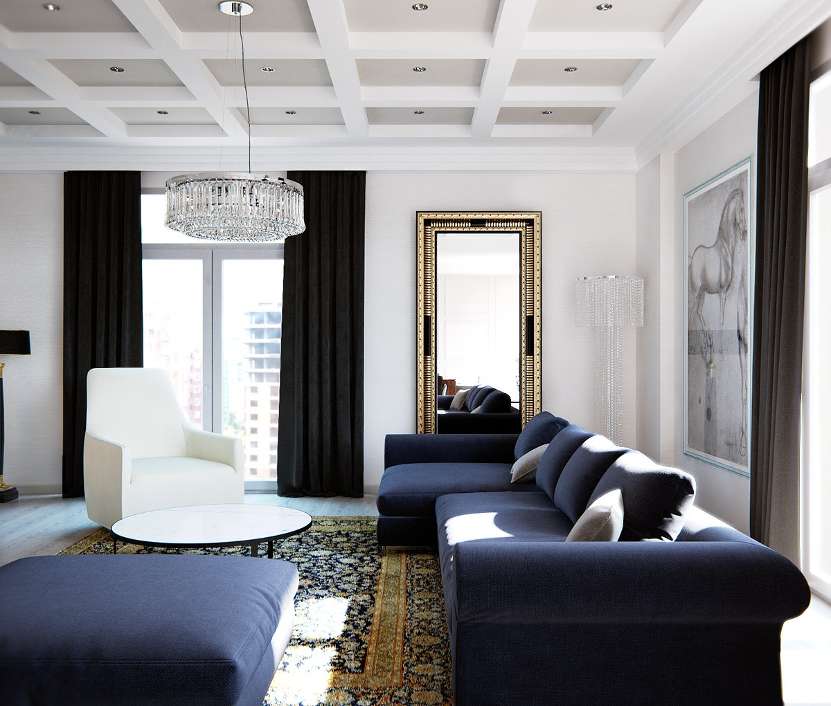 Modern Classic Apartment Interior Design Desain Rumah Minimalis