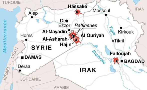 Hajin - Dans la zone des richesses pétrolières de la Syrie