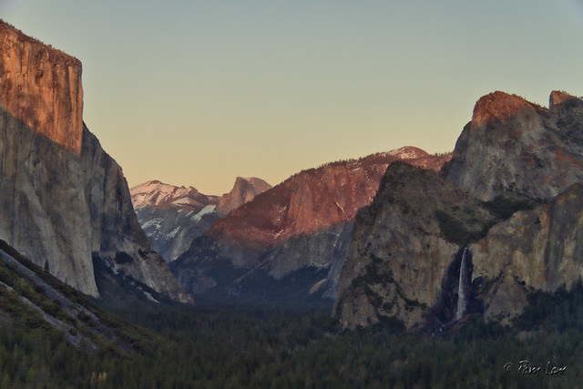 First view of Yosemite Valley