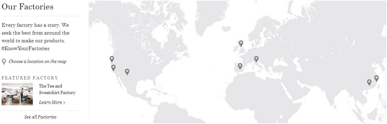 everlane factories