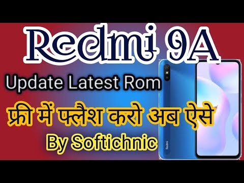 Redmi 9A flashing format update without authorize ID free by softichnic