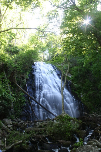 Peeking Sunlight at Crabtree Falls