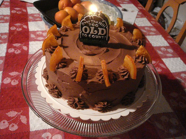 Chocolate Orange Birthday Cake