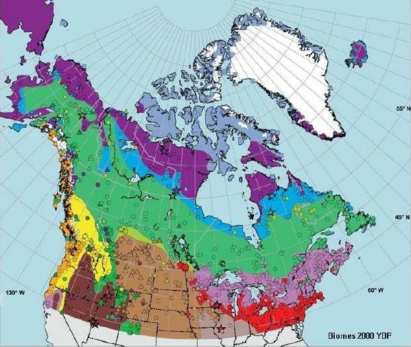 North American Biomes and Deglaciation - Google Earth Community