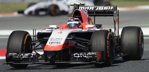 09.05.14 - Max Chilton,da Marussia, durante os treinos livres para o GP da Espanha