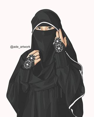 46 Gambar Kartun Muslimah Fu Gratis Terbaik