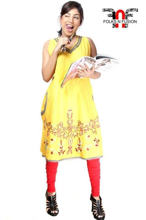 Girls-Womens-Ladies-Tops-Kurti-and-Tights-Fashion-for-Eid-Dress-by-Folks-N-Fusion-11 Folks N Fusion Tops-Kurti and Tights Fashion for Girls-Womens11