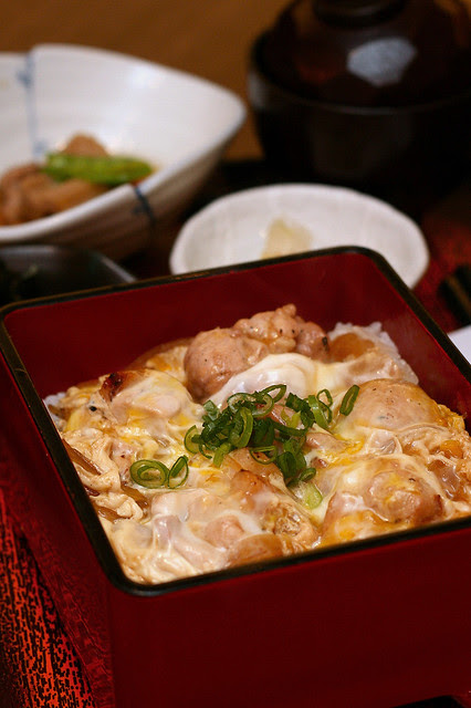 Oyakojyu - Grilled chicken and egg on rice