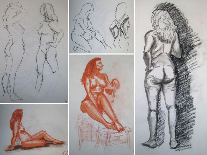 MJ SKETCHBOOK | Life Drawing Woman