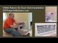 How to Add HVAC Return Air Duct Vent