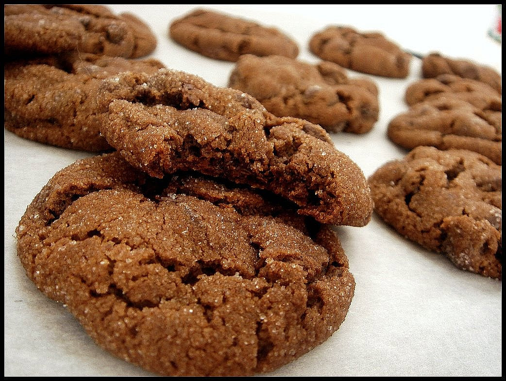 choco-ginger cookies