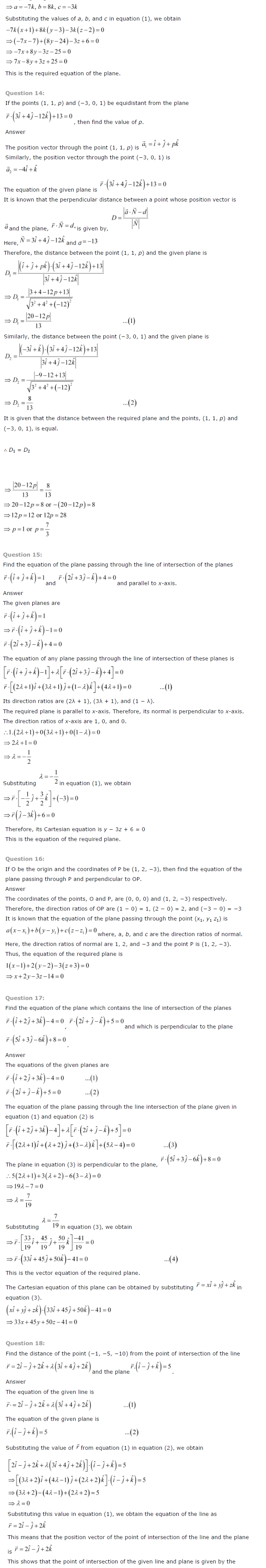NCERT Solutions for Class 12th Maths