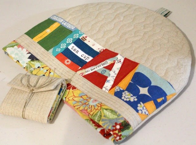 Lettered Tea Cozy and Tea Pouch