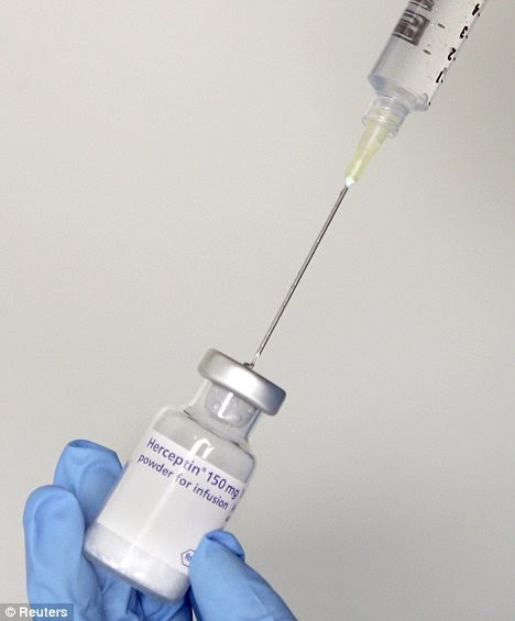 Breakthrough: The new vaccine is thought to be even more effective than Herceptin