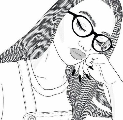 Featured image of post Drawing Of Girls With Glasses - Image discovered by mia le.