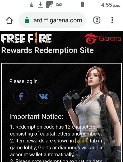 Reward Ff Garena Con Nuevo Codigo Free Fire Amino Any Expired Codes Cannot Be Redeemed Vcrusy
