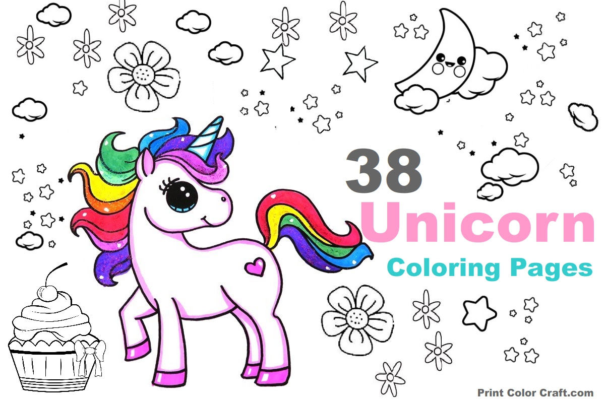 Featured image of post Cute Unicorn Pictures To Color - Here presented 52+ cute unicorn drawing images for free to download, print or share.