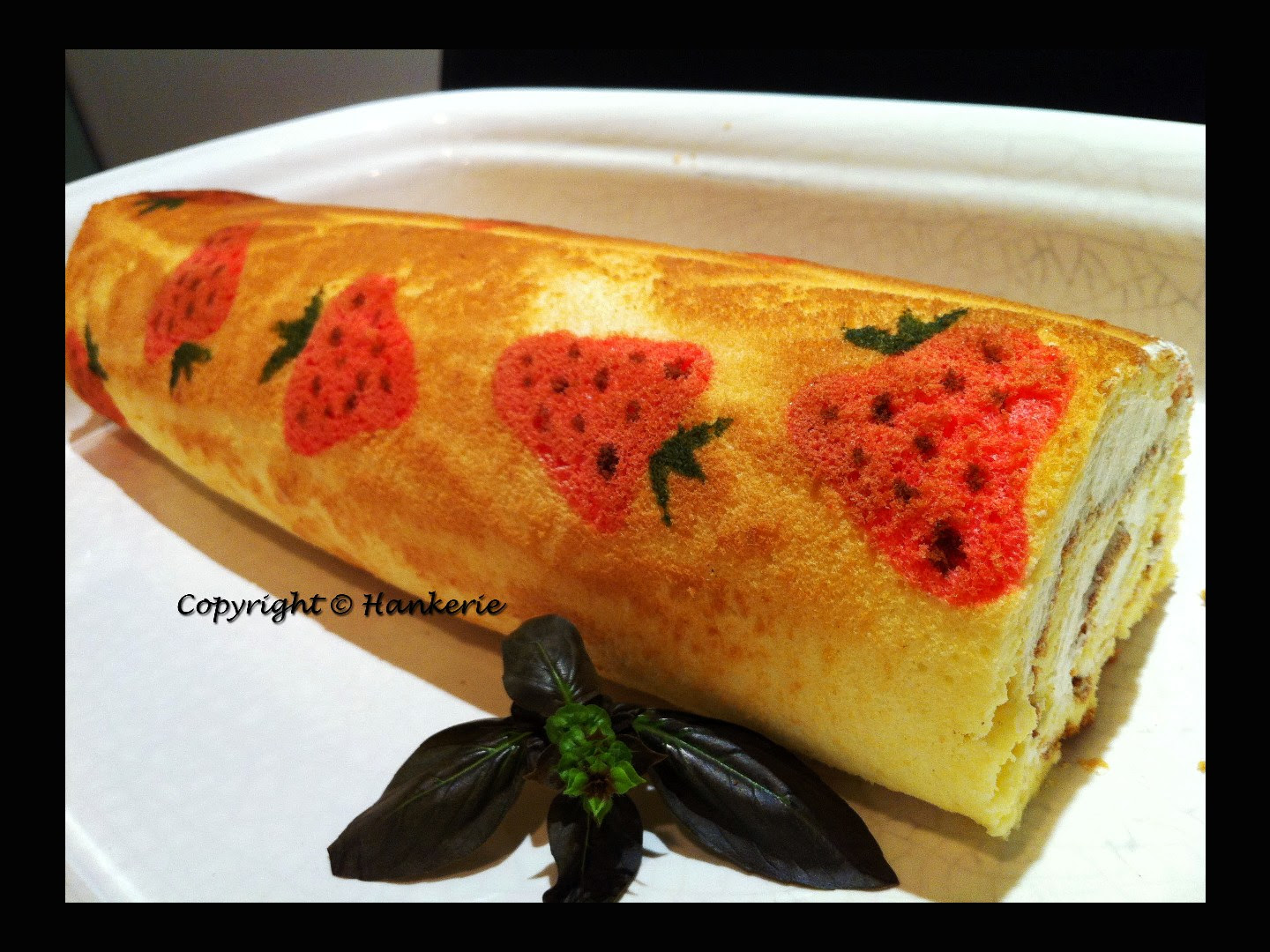 Strawberry Swiss Roll