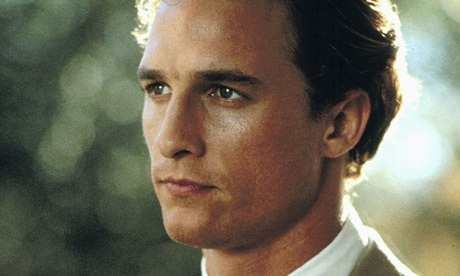 Matthew McConaughey as Jack Brigance in the film of A Time to Kill