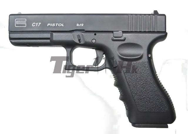 GAS G17 Light Aluminum Metal Slide GBB Pistol (GC17)