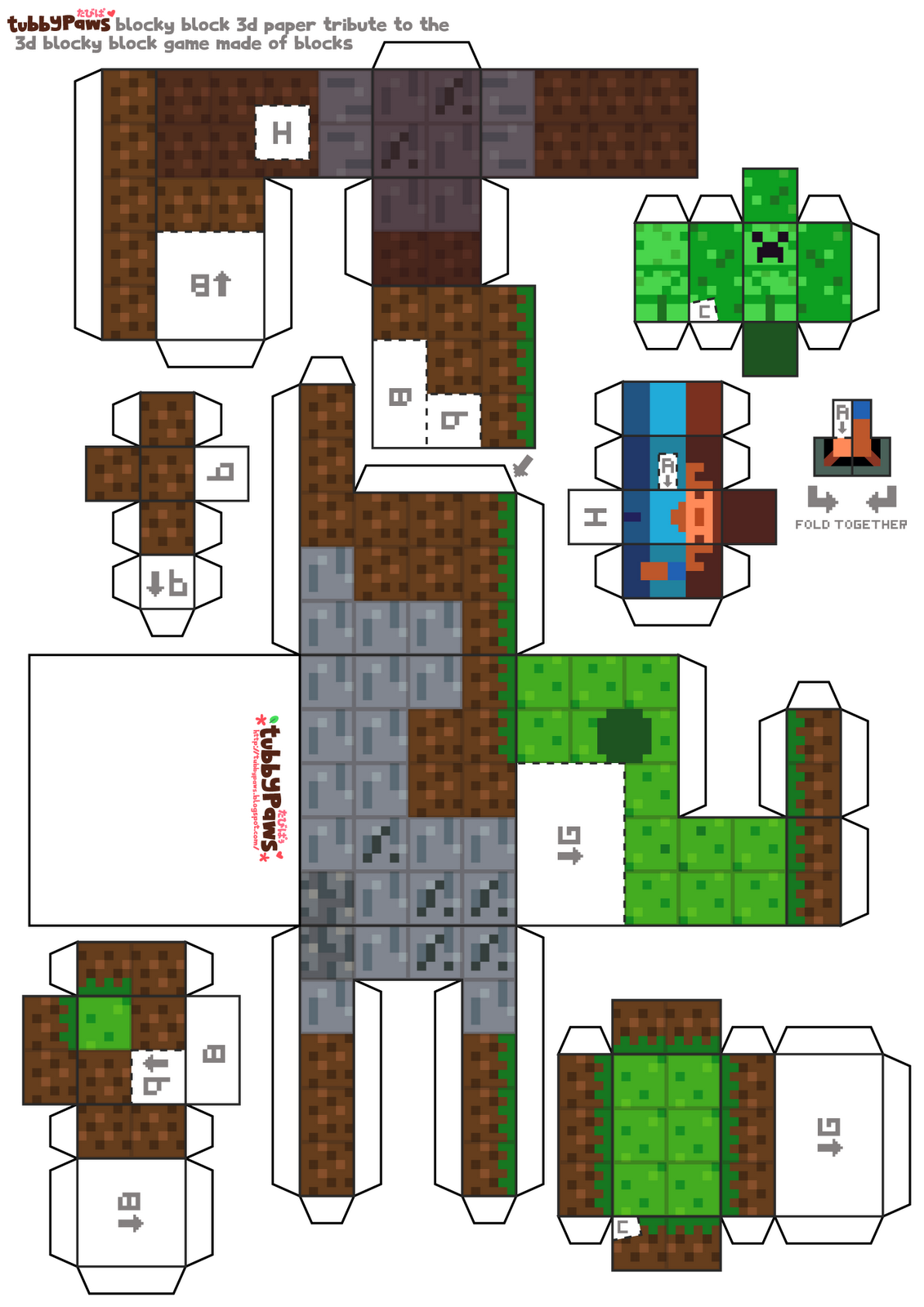 Minecraft Skin Template Bukalah U